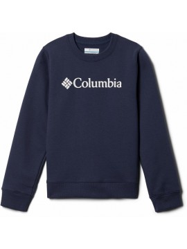 Columbia džemperis Park French Terry Crew. Spalva tamsiai mėlyna